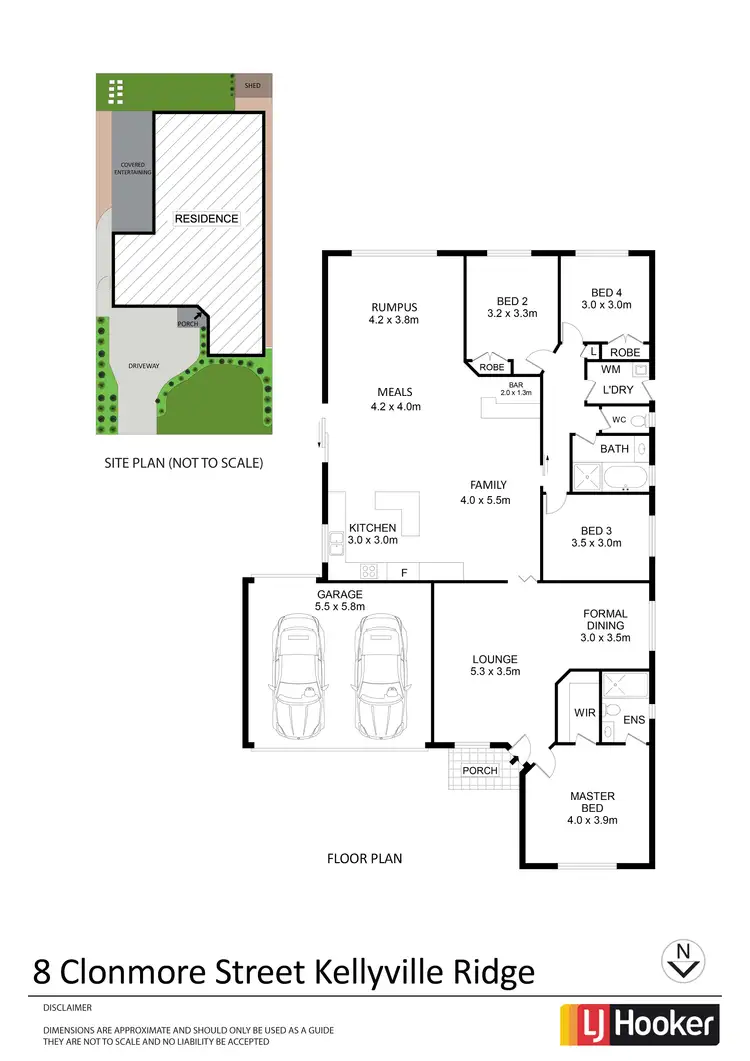 Floorplan of Homely house listing, 8 Clonmore Street, Kellyville Ridge NSW 2155