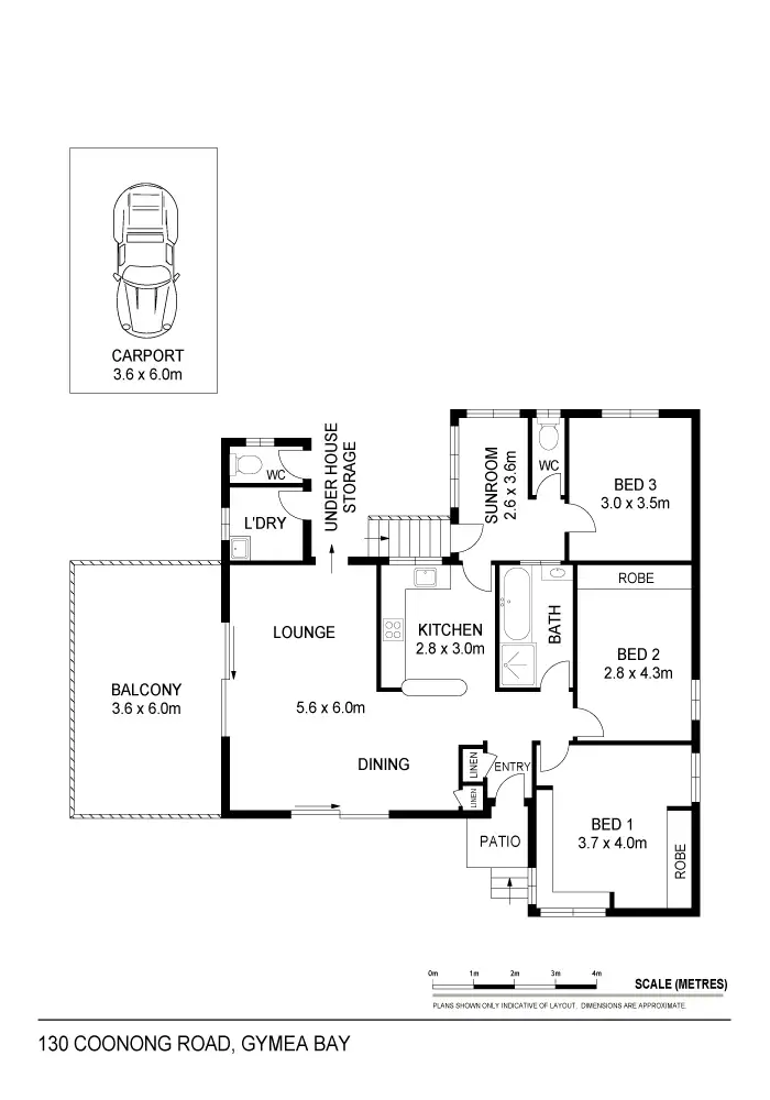 Floorplan of Homely house listing, 130 Coonong Road, Gymea Bay NSW 2227
