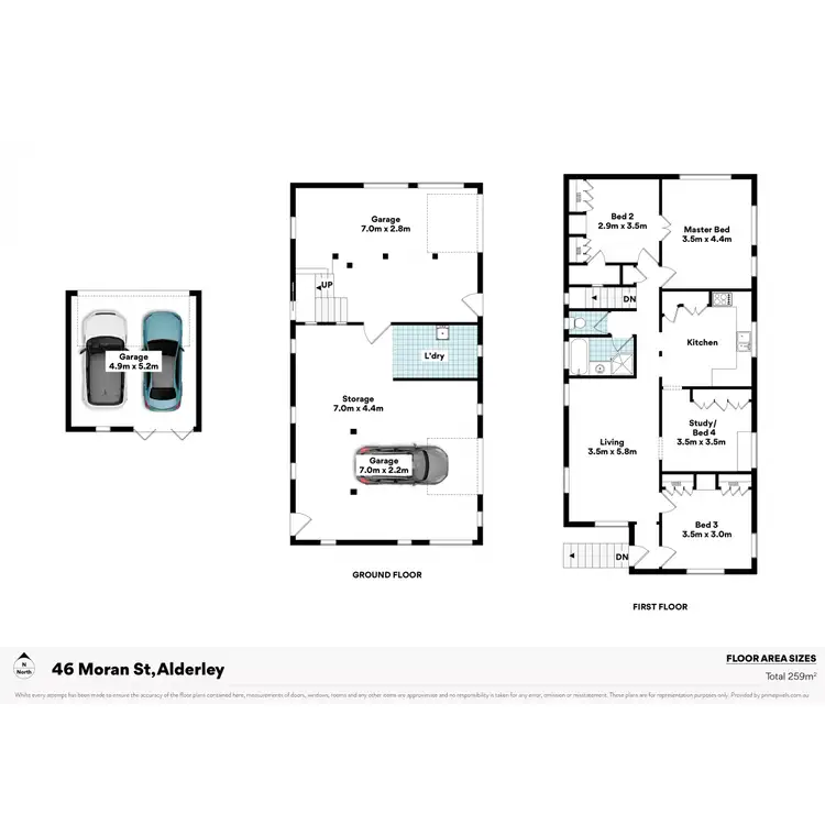Floorplan of Homely house listing, 46 Moran Street, Alderley QLD 4051