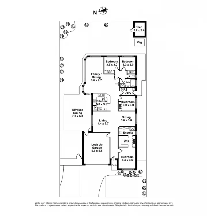 Floorplan of Homely house listing, 38 Glastonbury Circuit, Point Cook VIC 3030