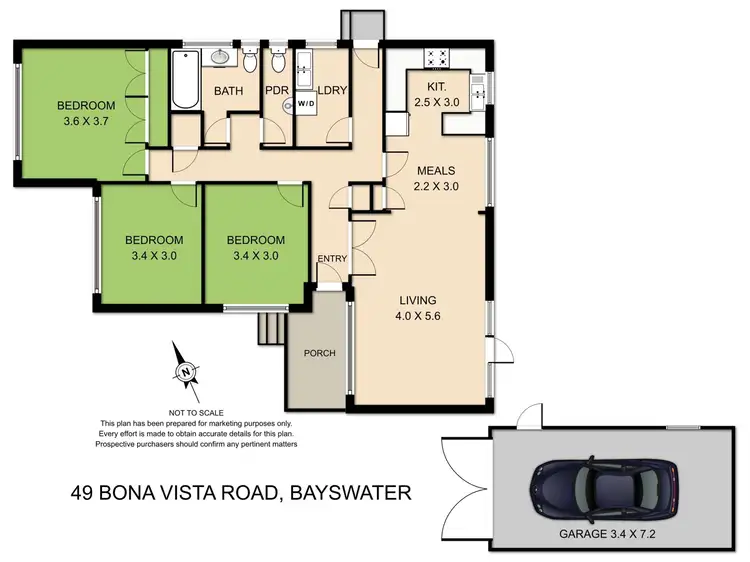 Floorplan of Homely house listing, 49 Bona Vista Road, Bayswater VIC 3153