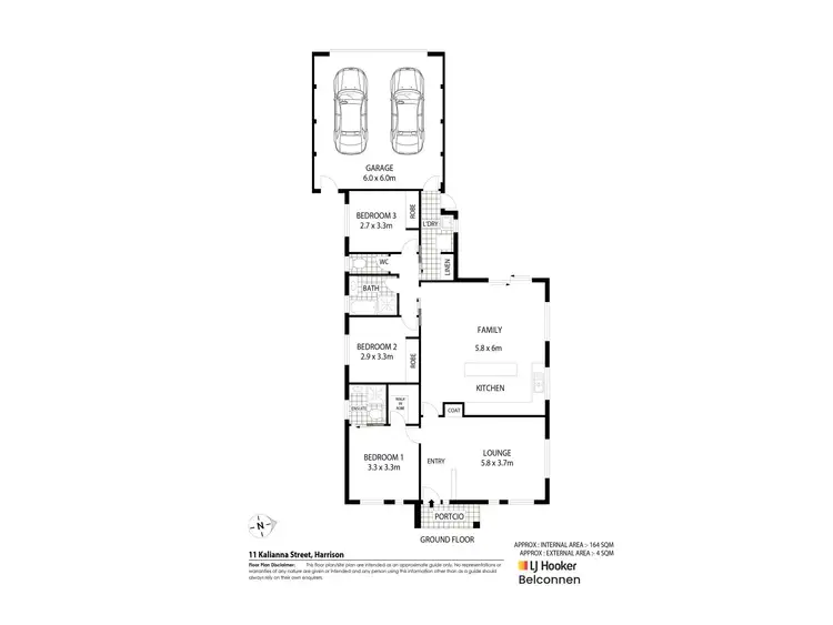Floorplan of Homely house listing, 11 Kalianna Street, Harrison ACT 2914