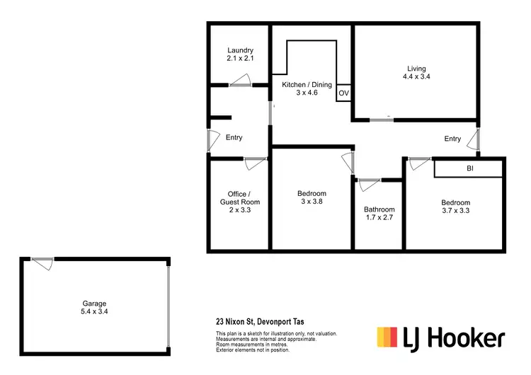 Floorplan of Homely house listing, 23 Nixon Street, Devonport TAS 7310