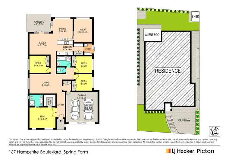 Floorplan of Homely house listing, 167 Hampshire Boulevard, Spring Farm NSW 2570
