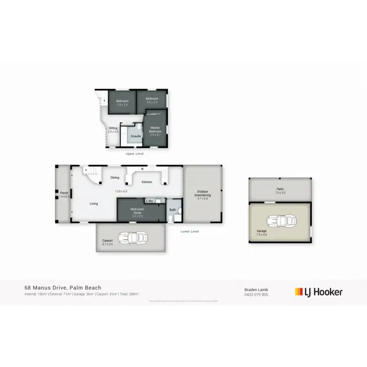 Floorplan of Homely house listing, 68 Manus Avenue, Palm Beach QLD 4221