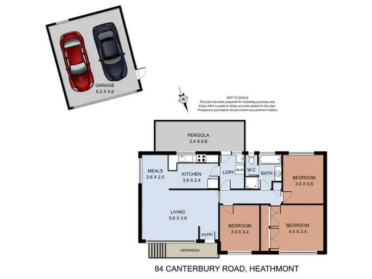 Floorplan of Homely house listing, 84 Canterbury Road, Heathmont VIC 3135