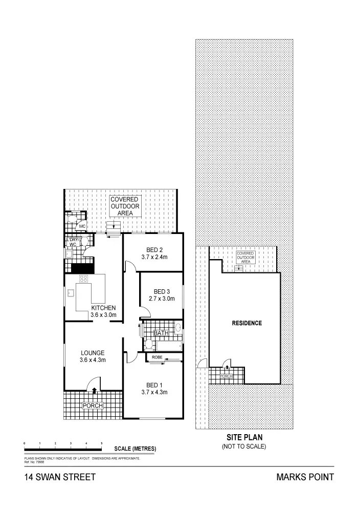 Floorplan of Homely house listing, 14 Swan Street, Marks Point NSW 2280