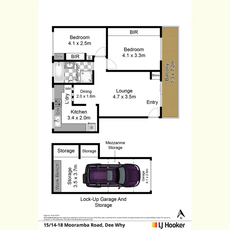 Floorplan of Homely apartment listing, 15/14 Mooramba Road, Dee Why NSW 2099