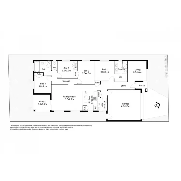Floorplan of Homely house listing, 72 Gramercy Boulevard, Point Cook VIC 3030