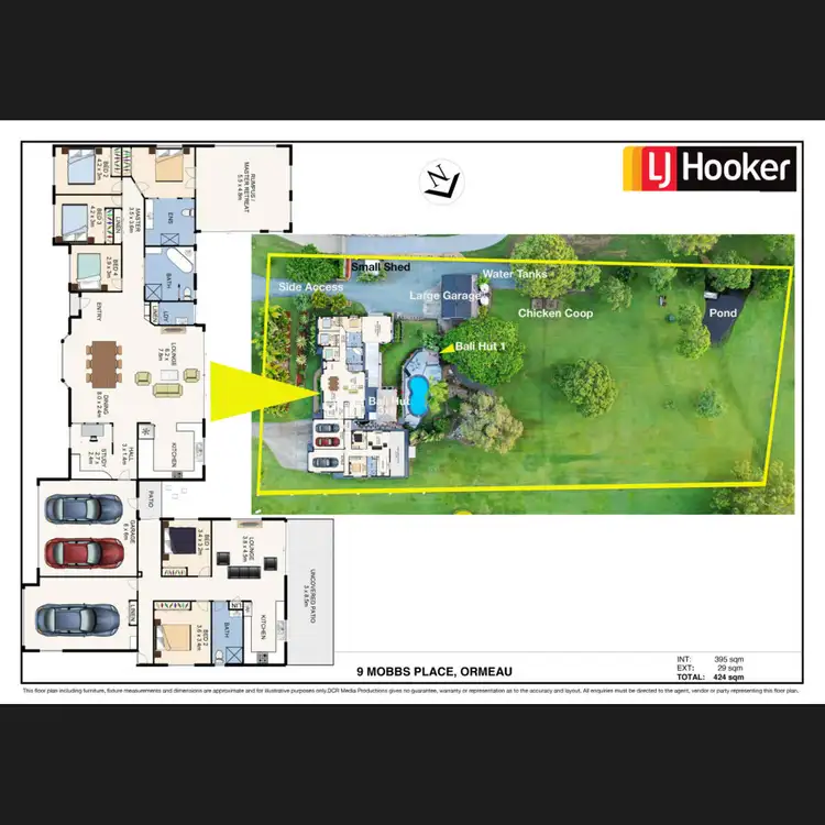Floorplan of Homely house listing, 9 Mobbs Place, Ormeau QLD 4208