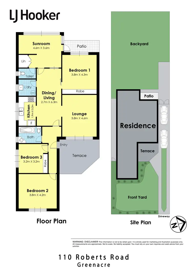 Floorplan of Homely house listing, 110 Roberts Road, Greenacre NSW 2190