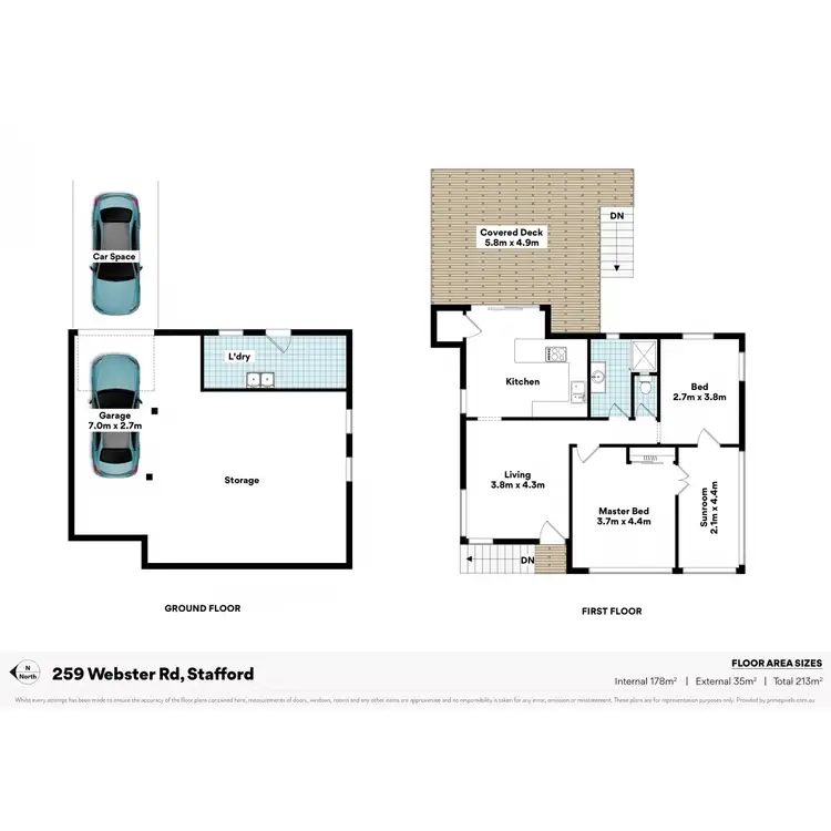 Floorplan of Homely house listing, 259 Webster Road, Stafford QLD 4053