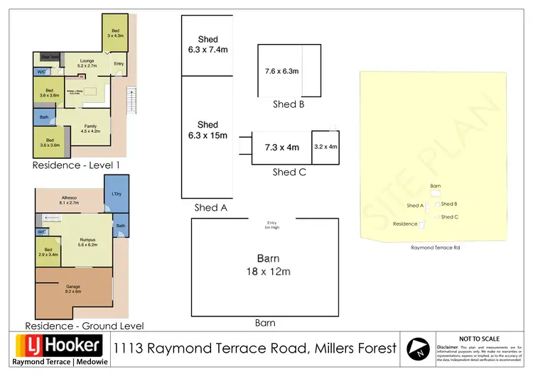 Floorplan of Homely house listing, 1113 Raymond Terrace Road, Millers Forest NSW 2324