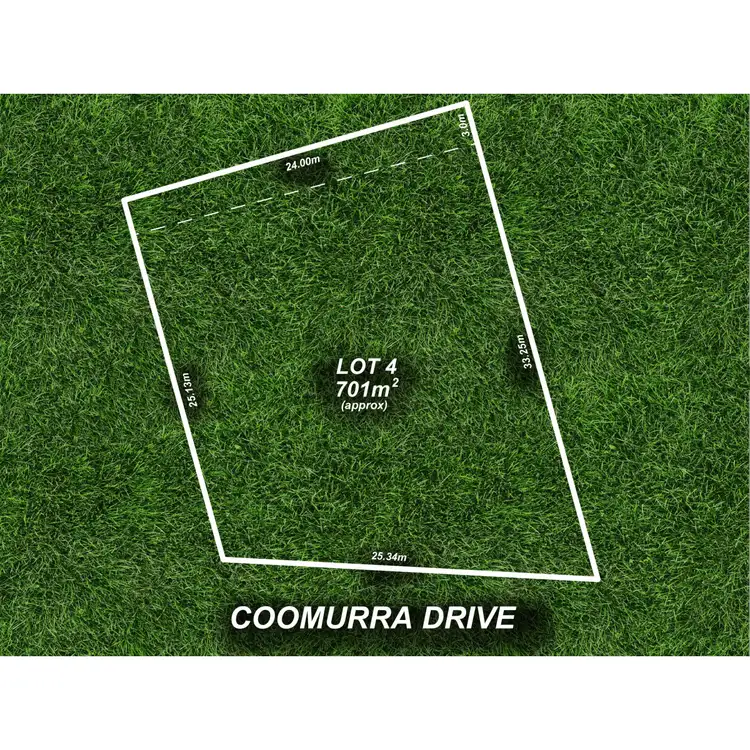 Floorplan of Homely land listing, Lot 43B/ Coomurra Drive, Salisbury Heights SA 5109
