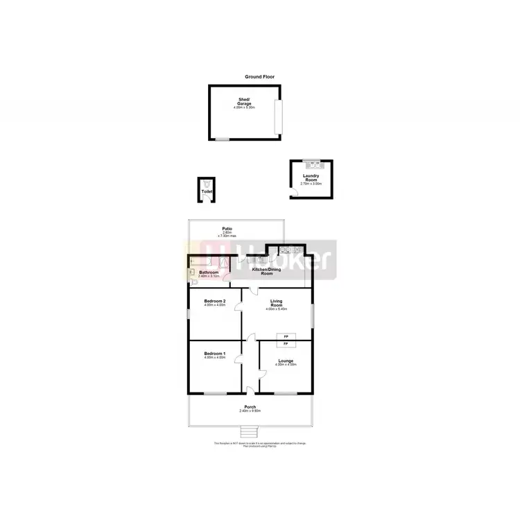Floorplan of Homely house listing, 143 Wittenoom Street, Collie WA 6225