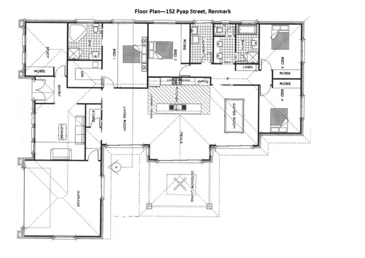 Floorplan of Homely house listing, 152 Pyap Street, Renmark SA 5341