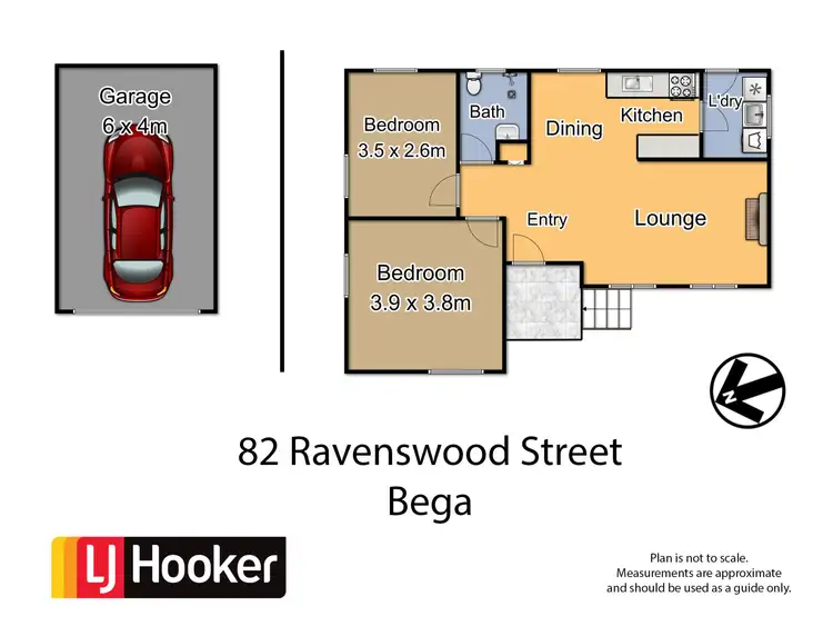 Floorplan of Homely house listing, 82 Ravenswood Street, Bega NSW 2550