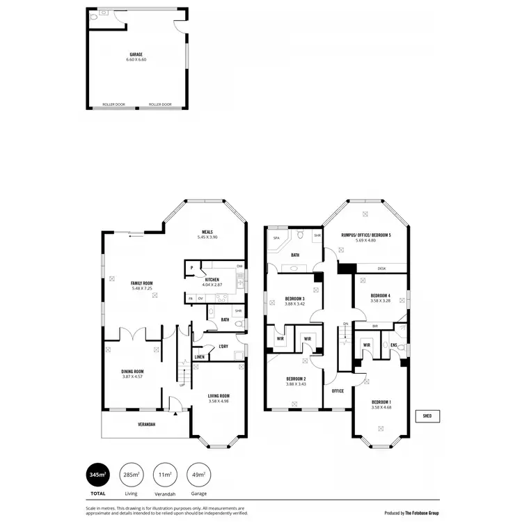 Floorplan of Homely house listing, 22 Hallett Road, Wattle Park SA 5066