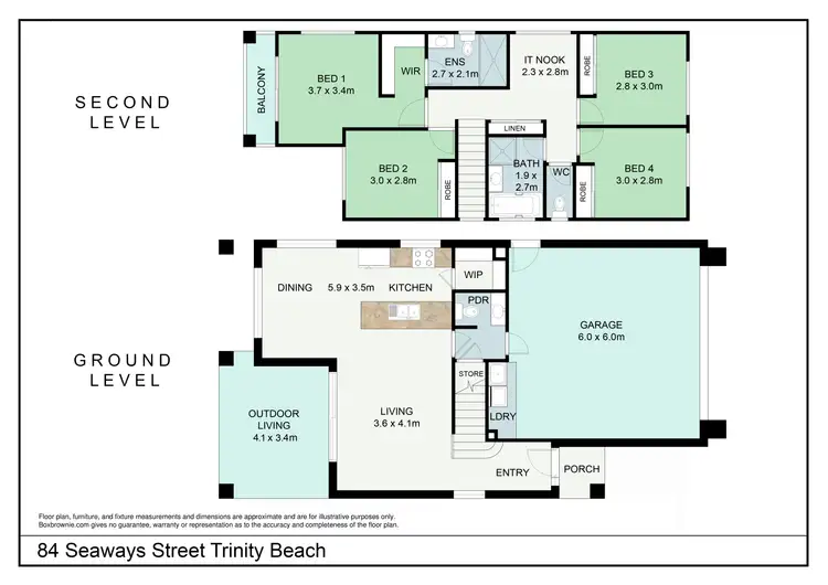 Floorplan of Homely house listing, 84 Seaways Street, Trinity Beach QLD 4879