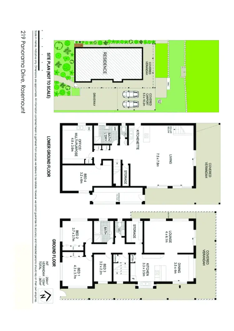 Floorplan of Homely house listing, 219 Panorama Drive, Rosemount QLD 4560
