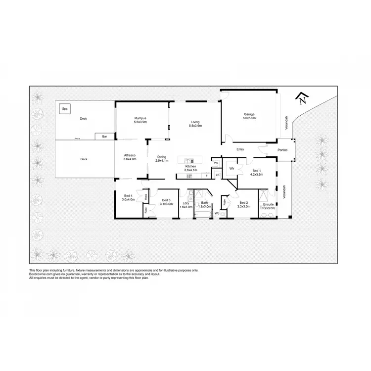 Floorplan of Homely house listing, 28 Menzies Avenue, Point Cook VIC 3030