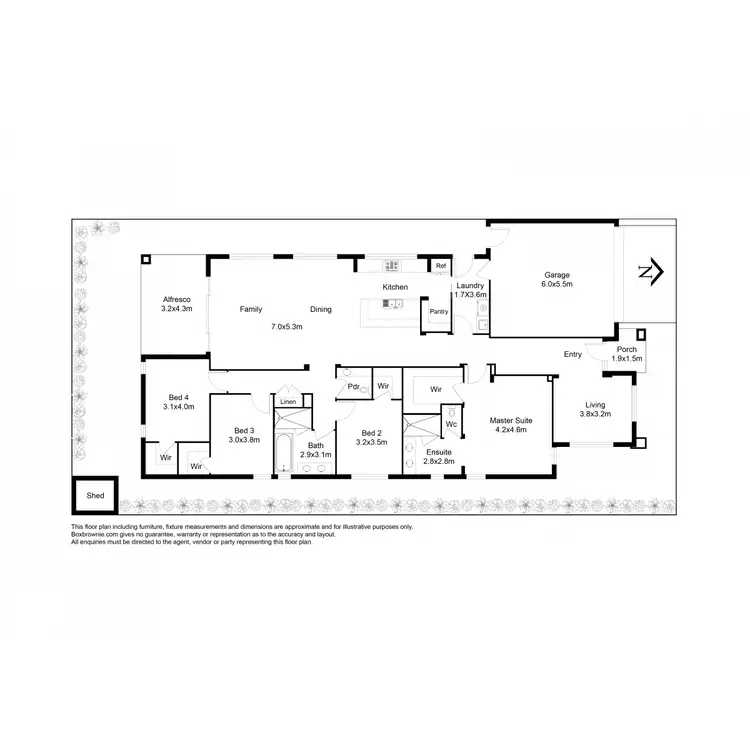 Floorplan of Homely house listing, 4 Spencer Street, Point Cook VIC 3030
