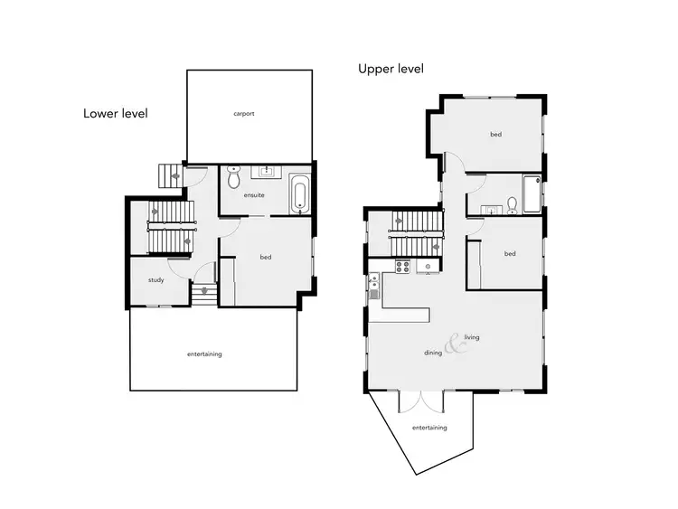 Floorplan of Homely unit listing, 1/253 Kamerunga Road, Freshwater QLD 4870