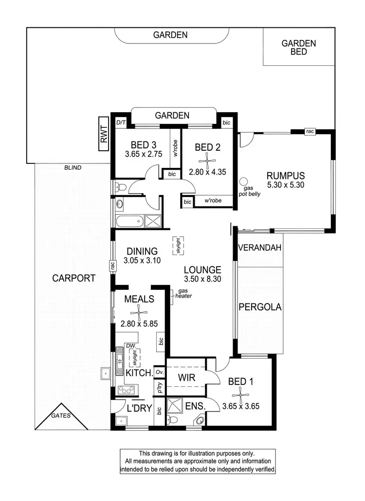 Floorplan of Homely house listing, 3 Mandalay Drive, Happy Valley SA 5159