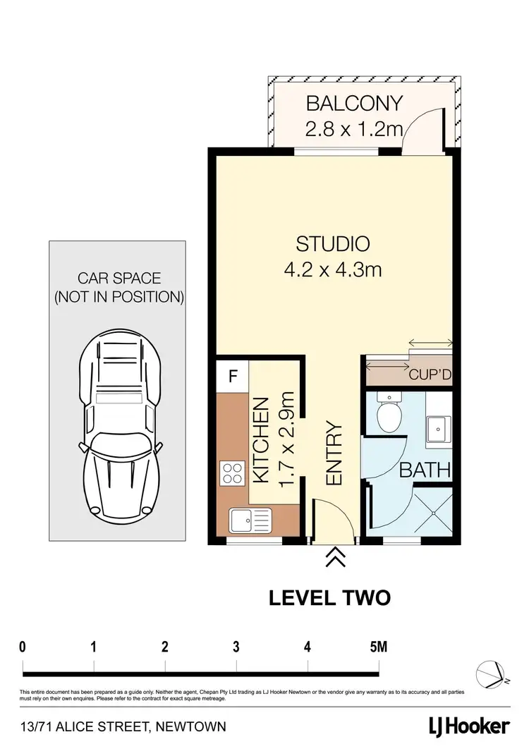 Floorplan of Homely apartment listing, 13/71-73 Alice Street, Newtown NSW 2042