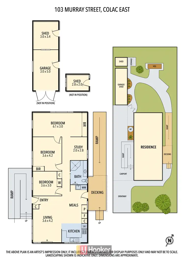 Floorplan of Homely house listing, 103 Murray Street, Colac VIC 3250