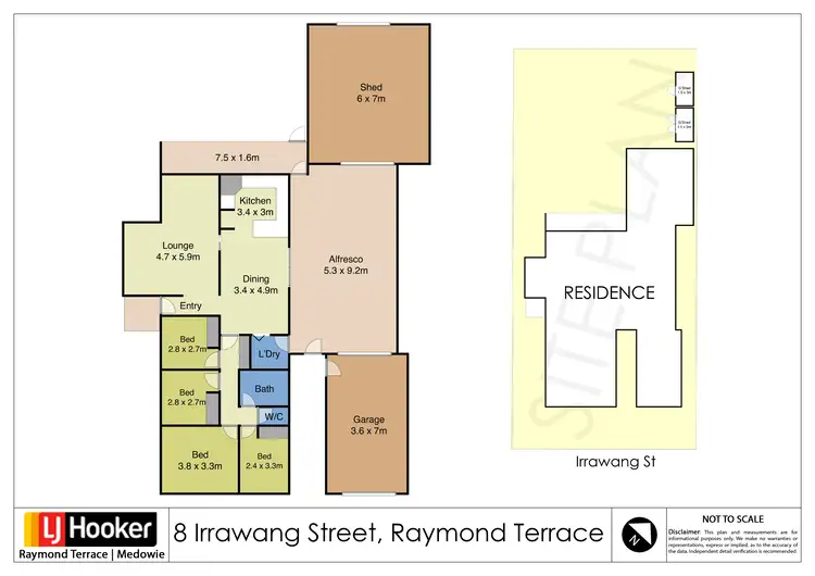 Floorplan of Homely house listing, 8 Irrawang Street, Raymond Terrace NSW 2324
