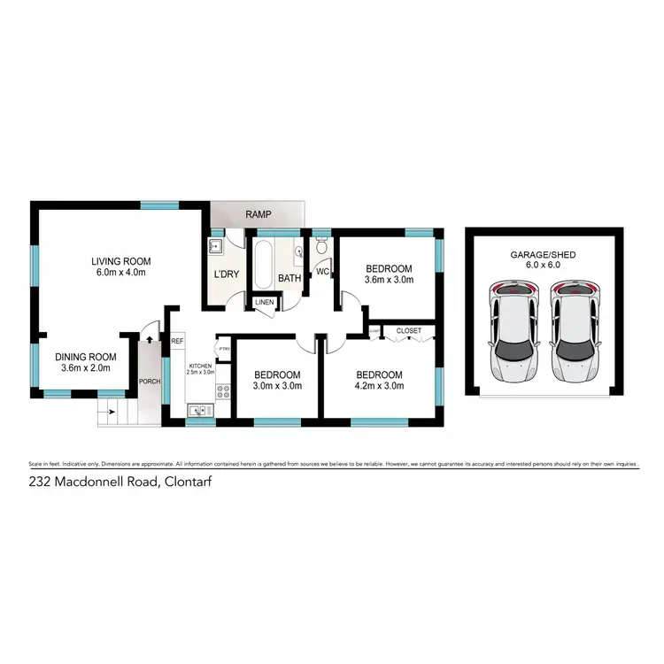 Floorplan of Homely house listing, 232 Macdonnell Road, Clontarf QLD 4019