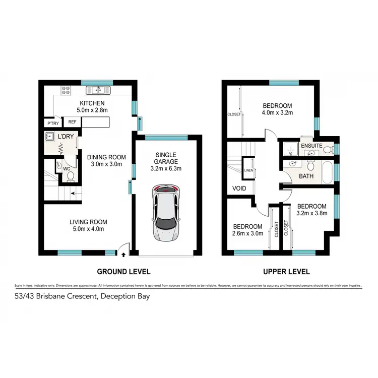 Floorplan of Homely retirement listing, 53/43-55 Brisbane Crescent, Deception Bay QLD 4508