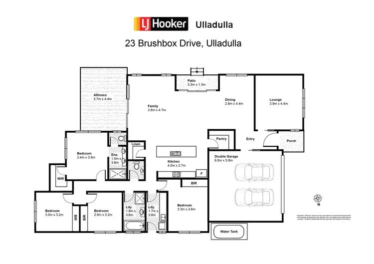 Floorplan of Homely house listing, 23 Brushbox Drive, Ulladulla NSW 2539