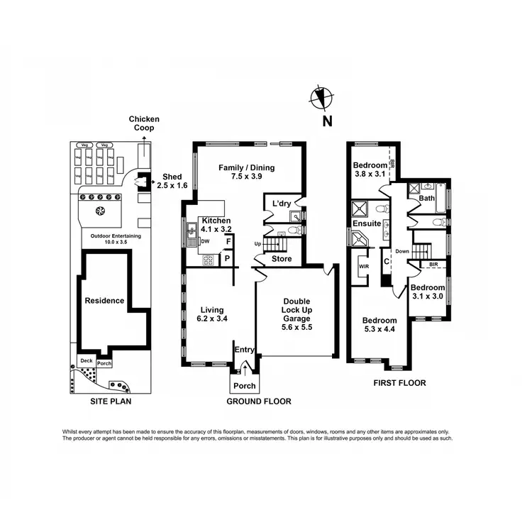 Floorplan of Homely house listing, 105 Middle Park Drive, Sanctuary Lakes VIC 3030