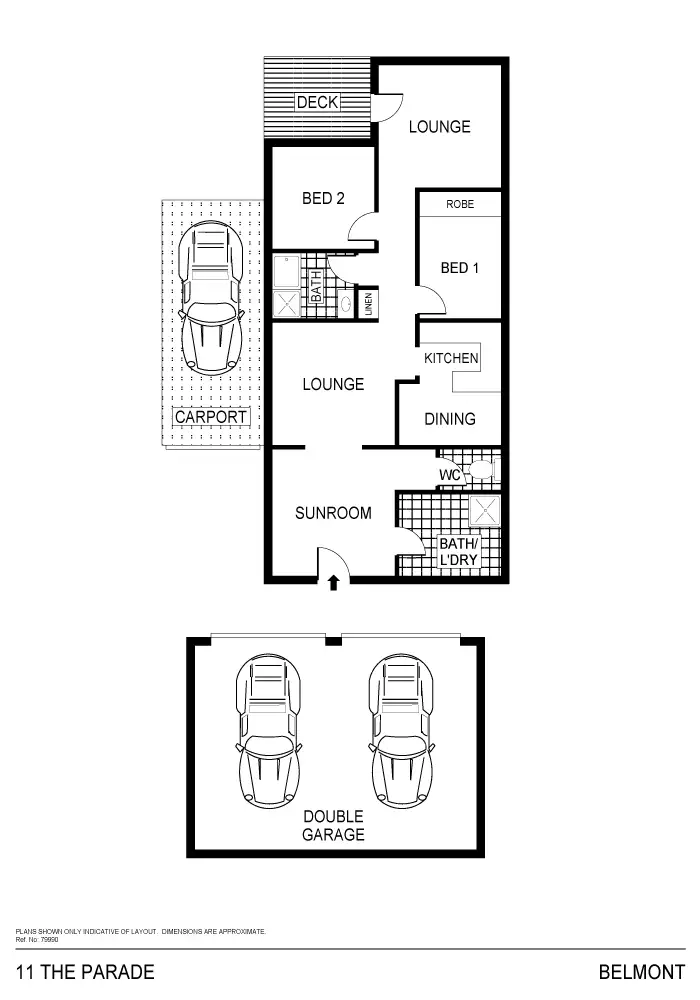 Floorplan of Homely house listing, 11 The Parade, Belmont NSW 2280