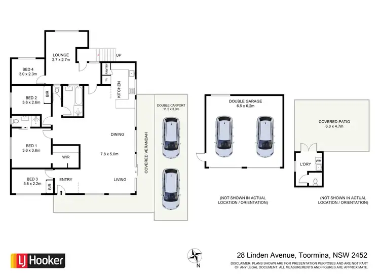 Floorplan of Homely house listing, 28 Linden Avenue, Toormina NSW 2452
