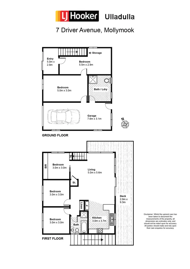 Floorplan of Homely house listing, 7 Driver Avenue, Mollymook NSW 2539