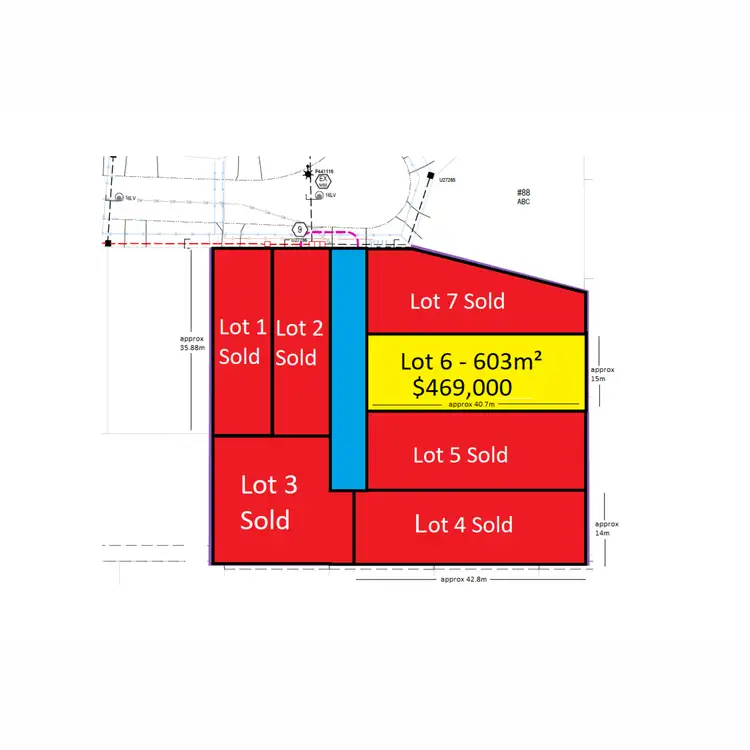 Floorplan of Homely land listing, Lot Lot 6/99 Forrest Street, Nudgee QLD 4014