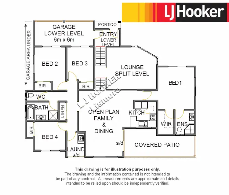 Floorplan of Homely house listing, 6 Bellbird Place, Goonellabah NSW 2480