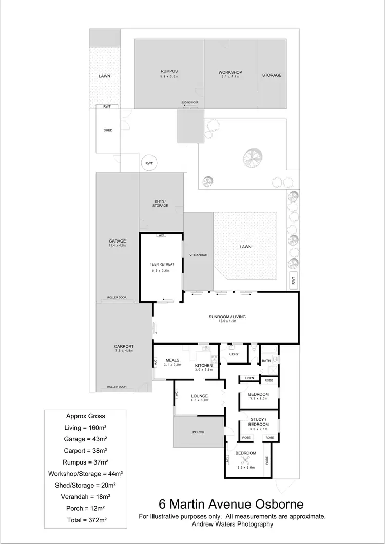 Floorplan of Homely house listing, 6 Martin Avenue, Osborne SA 5017