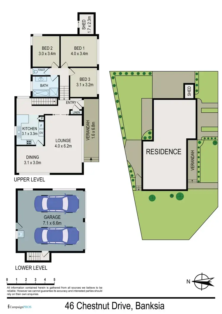 Floorplan of Homely house listing, 46 Chestnut Drive, Banksia NSW 2216