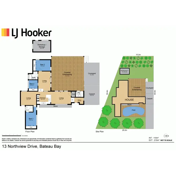 Floorplan of Homely house listing, 13 Northview Drive, Bateau Bay NSW 2261