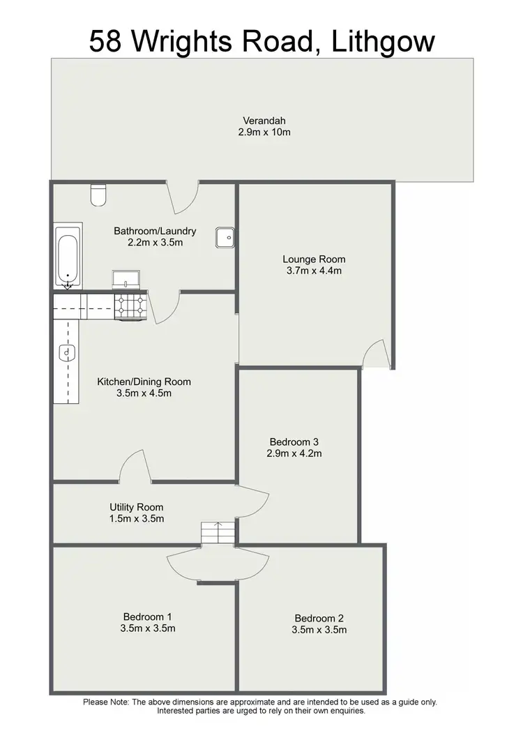 Floorplan of Homely house listing, 58 Wrights Road, Lithgow NSW 2790