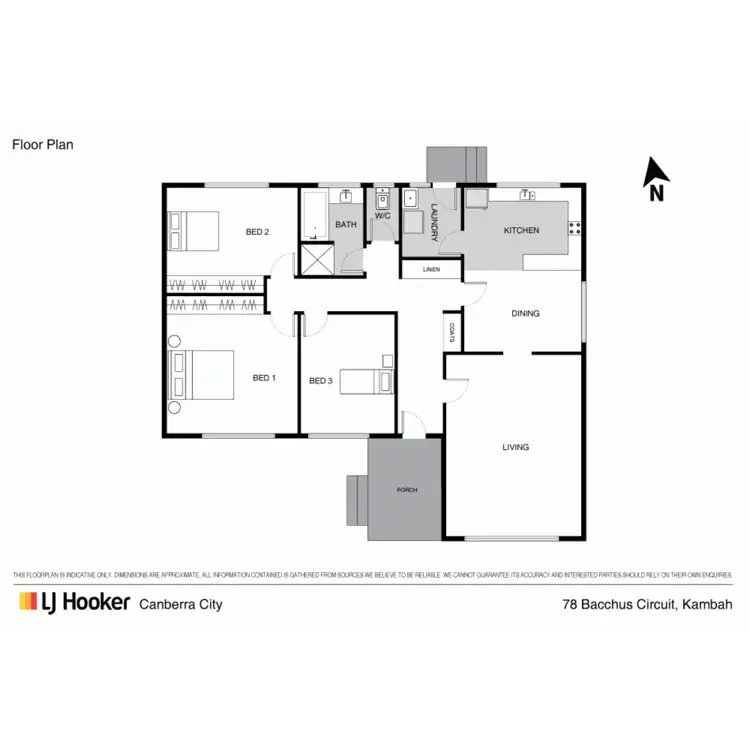 Floorplan of Homely house listing, 78 Bacchus Circuit, Kambah ACT 2902