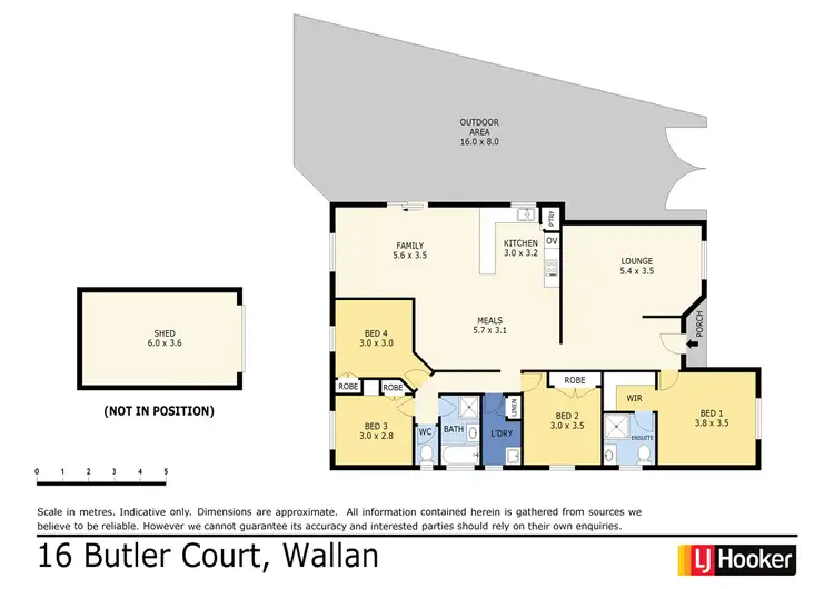 Floorplan of Homely house listing, 16 Butler Court, Wallan VIC 3756