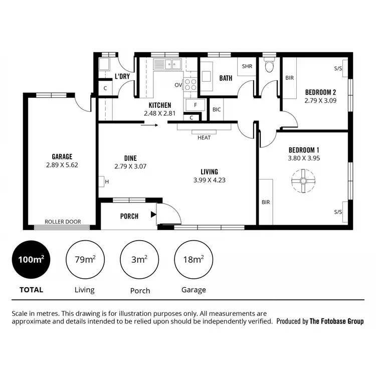 Floorplan of Homely unit listing, 1/3A Arthur Street, Payneham SA 5070