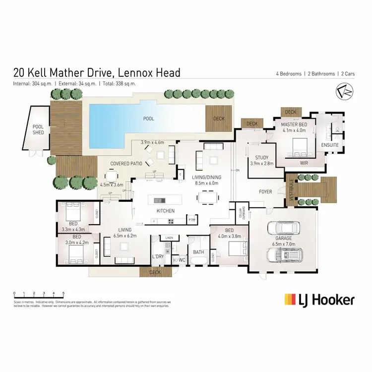 Floorplan of Homely house listing, 20 Kell Mather Drive, Lennox Head NSW 2478