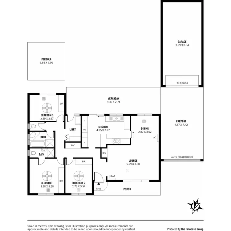 Floorplan of Homely house listing, 6 Oakdale Avenue, Newton SA 5074