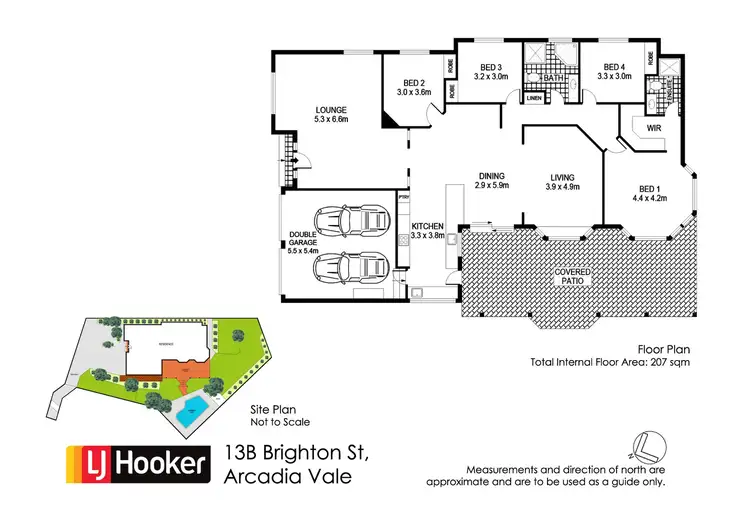 Floorplan of Homely house listing, 13b Brighton Street, Arcadia Vale NSW 2283